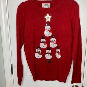 Merry Christmas sequin red sweater